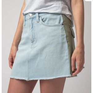 FRAME Le Mini Skirt Cargo Mix